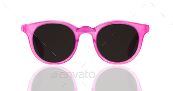 Women's pink sunglasses