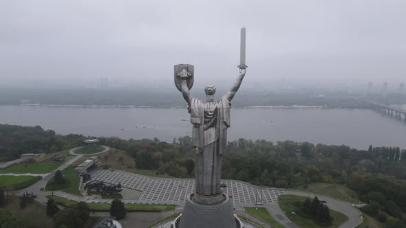 Symbol of Kyiv Ukraine Motherland Monument