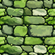 Hand painted mossy stone wall tile texture - 3DOcean Item for Sale
