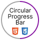 Circular progress bar with Single  HTML + CSS - CodeCanyon Item for Sale