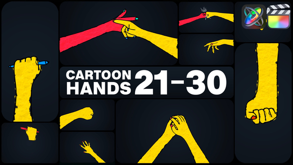 Cartoon Hands for FCPX