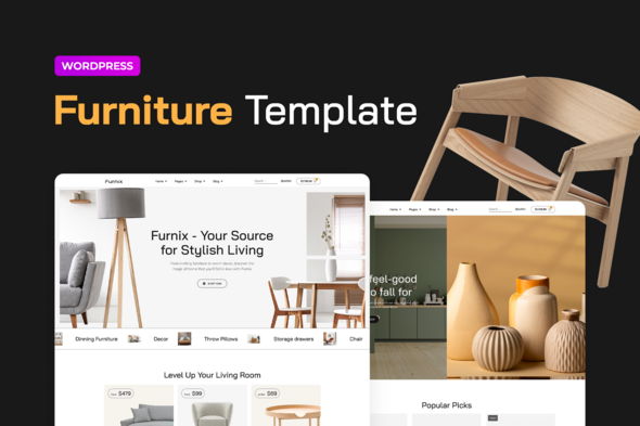 Furnix – eCommerce Store Elementor Pro Template Kit
