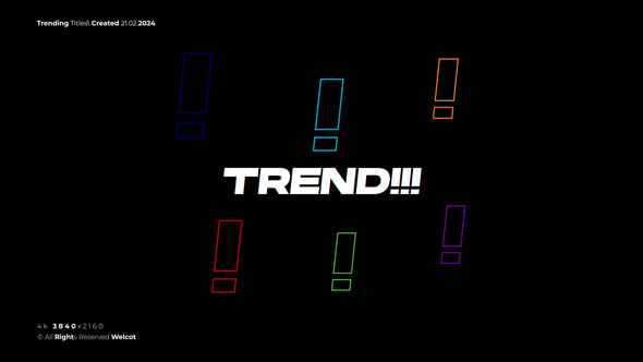 Trending Titles | After Effects alt