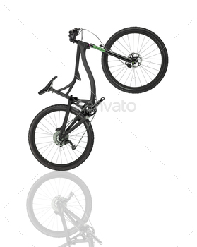 Mountain bike isolated on white background