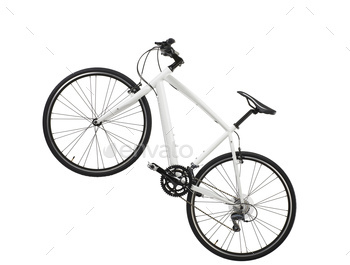 bike isolated on white