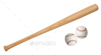 baseball ball and bats