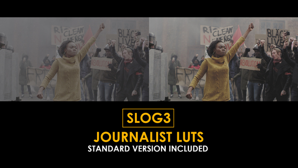 Slog3 Journalist and Standard LUTs