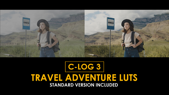 C-Log3 Travel Adventure and Standard LUTs