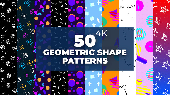 4k Geometric Shape Patterns Pack