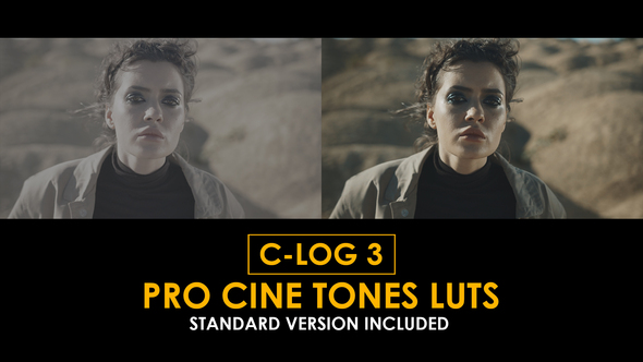 C-Log3 Pro Cine Tones and Standard LUTs