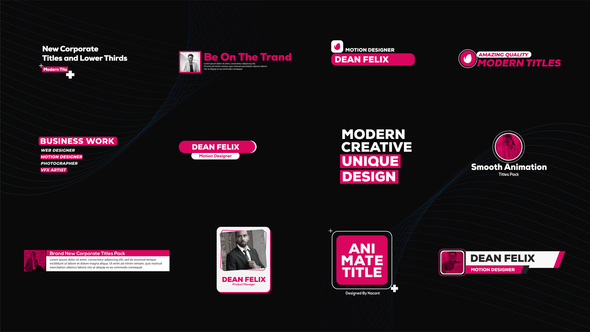 Corporate Titles Pack alt