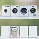 Washing Machine - Dryer - Laundry Low Poly 3D model - 3DOcean Item for Sale