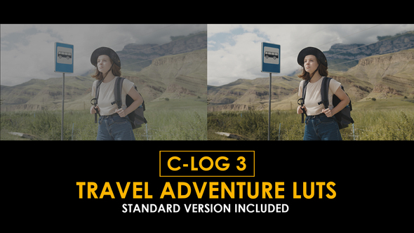 C-Log3 Travel Adventure and Standard Color LUTs