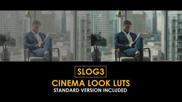 Slog3 Cinema Look and Standard Color LUTs