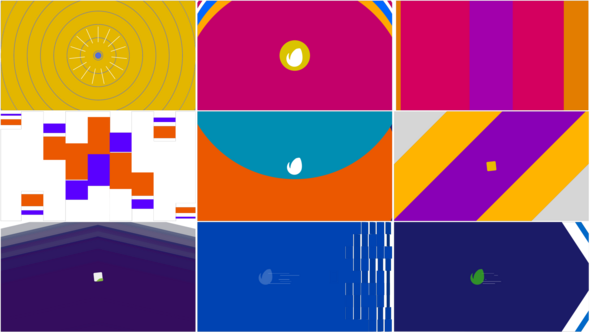 Colorful Logo Transition Pack | MOGRT