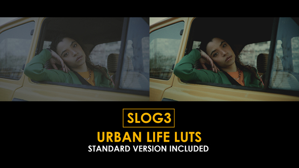 Slog3 Urban Life and Standard Color LUTs alt