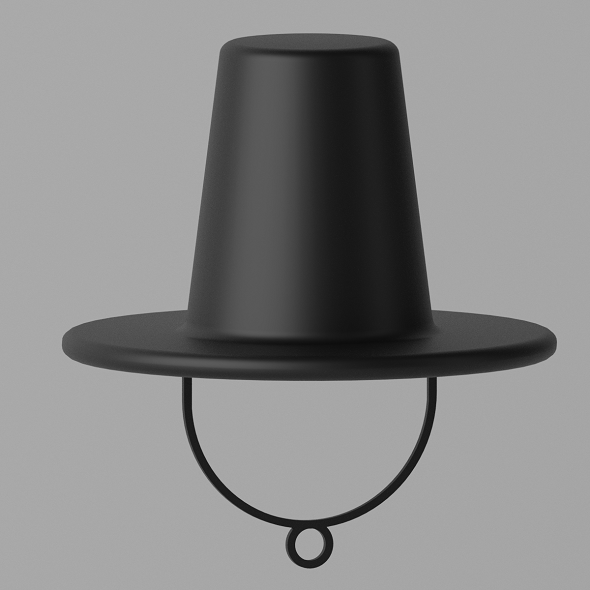 Korean Traditional Hat Gat 3D model
