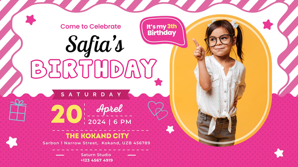 Birthday Invitation | MOGRT