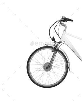 Bike isolated on white