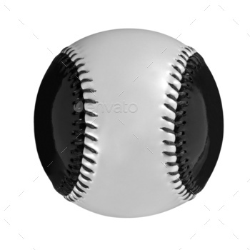 baseball ball on a white background