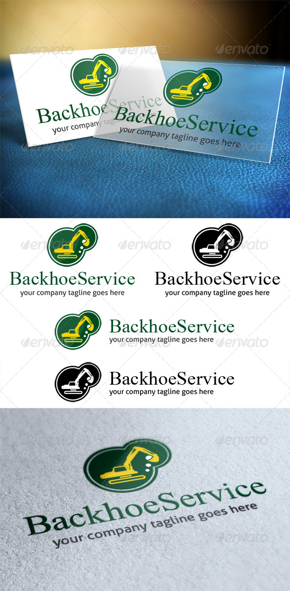 Backhoe Service Logo