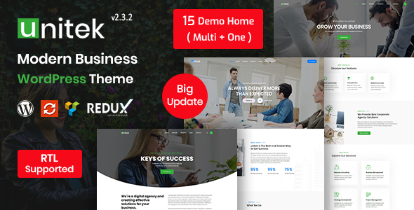 Unitek - Business WordPress Theme