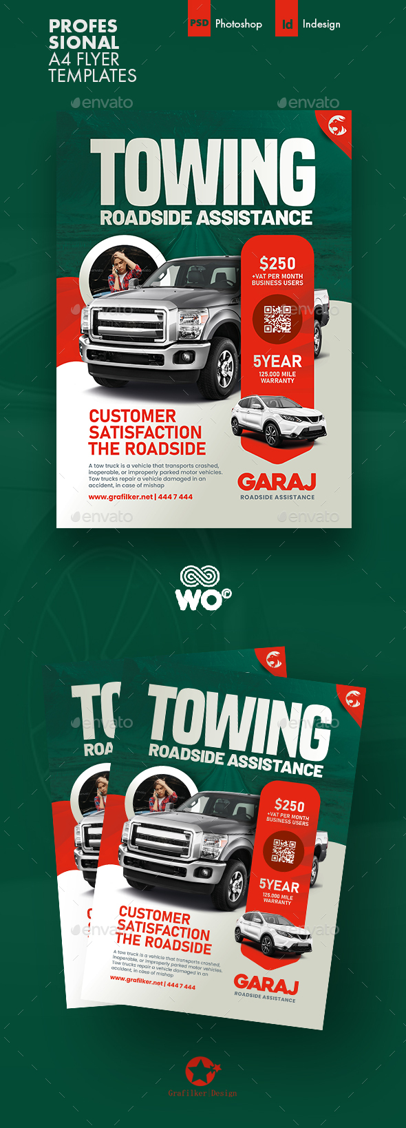 Towing Flyer Templates