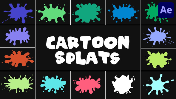 Cartoon Splats for After Effects