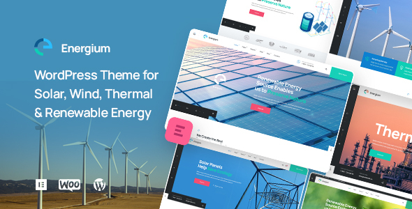 Energium | Alternative & Renewable Energy WordPress Theme