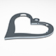 Heart Pendant Jewellery - 3DOcean Item for Sale