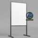 Advertising vertical stand mockup - 3DOcean Item for Sale