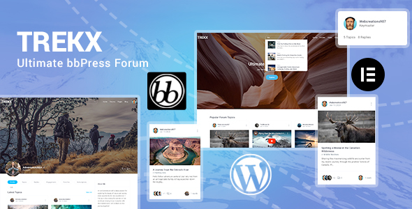 TREKX – bbPress Forum Outdoor Community WordPress Theme