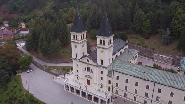 Catholic Franciscan Monastery With Church. Kraljeva Sutjeska , Bosnia And Herzegovina V7