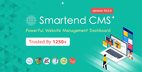 SmartEnd CMS – Laravel Admin Dashboard with Frontend and Restful API