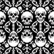 2D skull patter tile texture - 3DOcean Item for Sale