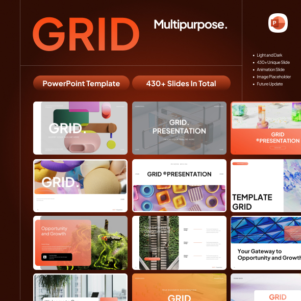 GRID Multipurpose PowerPoint Template
