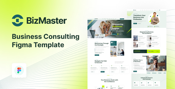 BizMaster - Business Consulting Figma Template