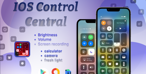 IControl - Control Center OS17 APK - iControl Center iOS 16 - iCenter OS15 - Control Center IOS