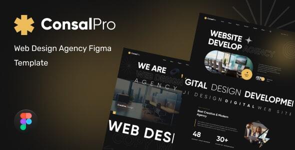 ConsalPro - Web Design Agency Figma Template