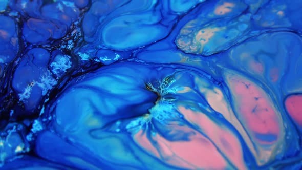 Vibrant Colours Paint Swirling Explosion  alt