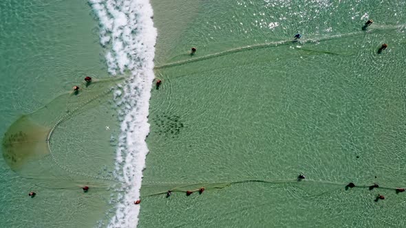 Famous artisanal fishing at Arraial do Cabo coast city Rio de Janeiro Brazil.