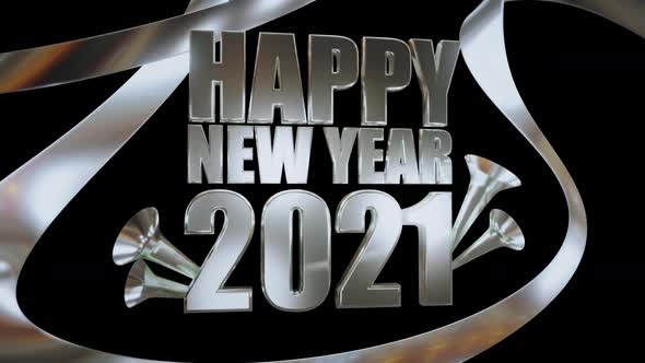 Happy New Year Silver 2021