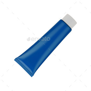 The dark blue tube