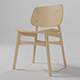Soborg Oak Wood Chair - 3DOcean Item for Sale