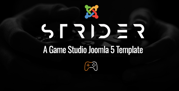 Strider - Joomla 5 A Game Studio Template