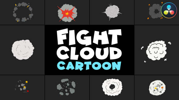 Fight Cloud Cartoon | DaVinci Resolve