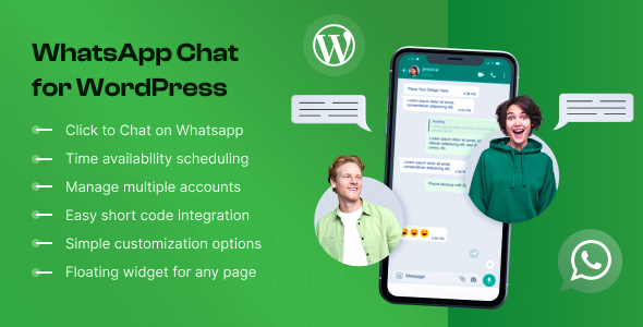 WhatsApp Chat - Click to Chat Plugin for WordPress