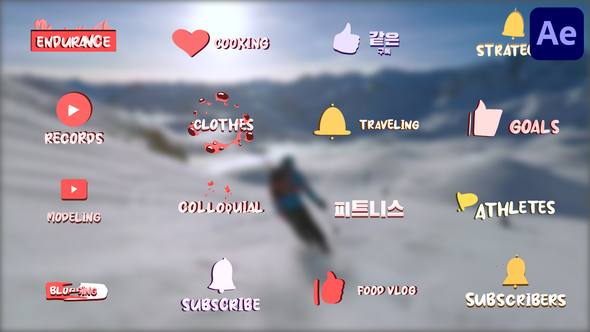 Subscribers Titles for After Effects alt