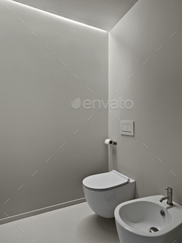 interior of a modern bathroom