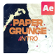 Paper Grunge Intro - VideoHive Item for Sale
